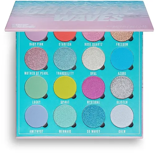 Revolution Beauty Makeup Obsession Eyeshadow Palette Crystal Waves