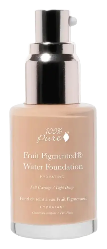 100% Pure Fruit Pigmented Full Coverage Water Foundation Warm 4.0