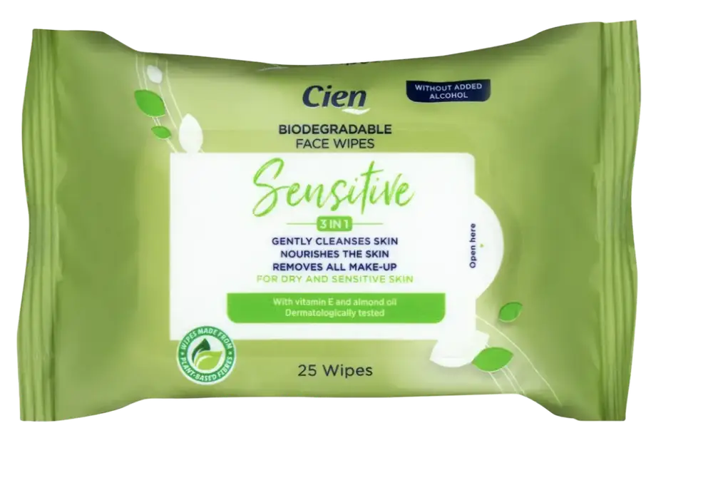 Cien Face Wipes Sensitive
