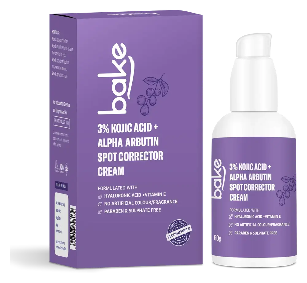 Bake 3% Kojic Acid + Alpha Arbutin Spot Corrector Cream