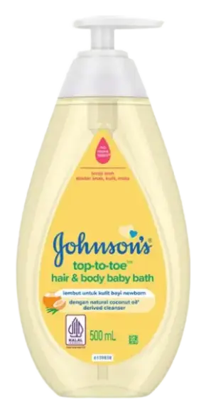 Johnson's Baby Top-To-Toe Hair And Body Baby Bath Indonesia