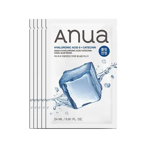 Anua Hyaluronic Acid 8 + Catechin Cool Slim Mask