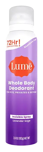 Lume Invisible Spray Deodorant Lavender Sage
