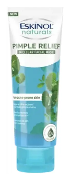 Eskinol Naturals Micellar Facial Wash Pimple Relief with Cica & Green Tea Extracts