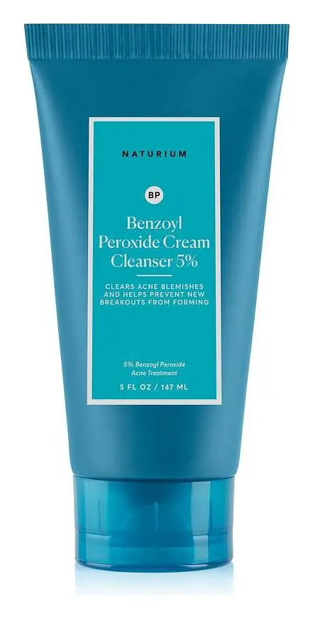 Naturium Benzoyl Peroxide Cream Cleanser 5%