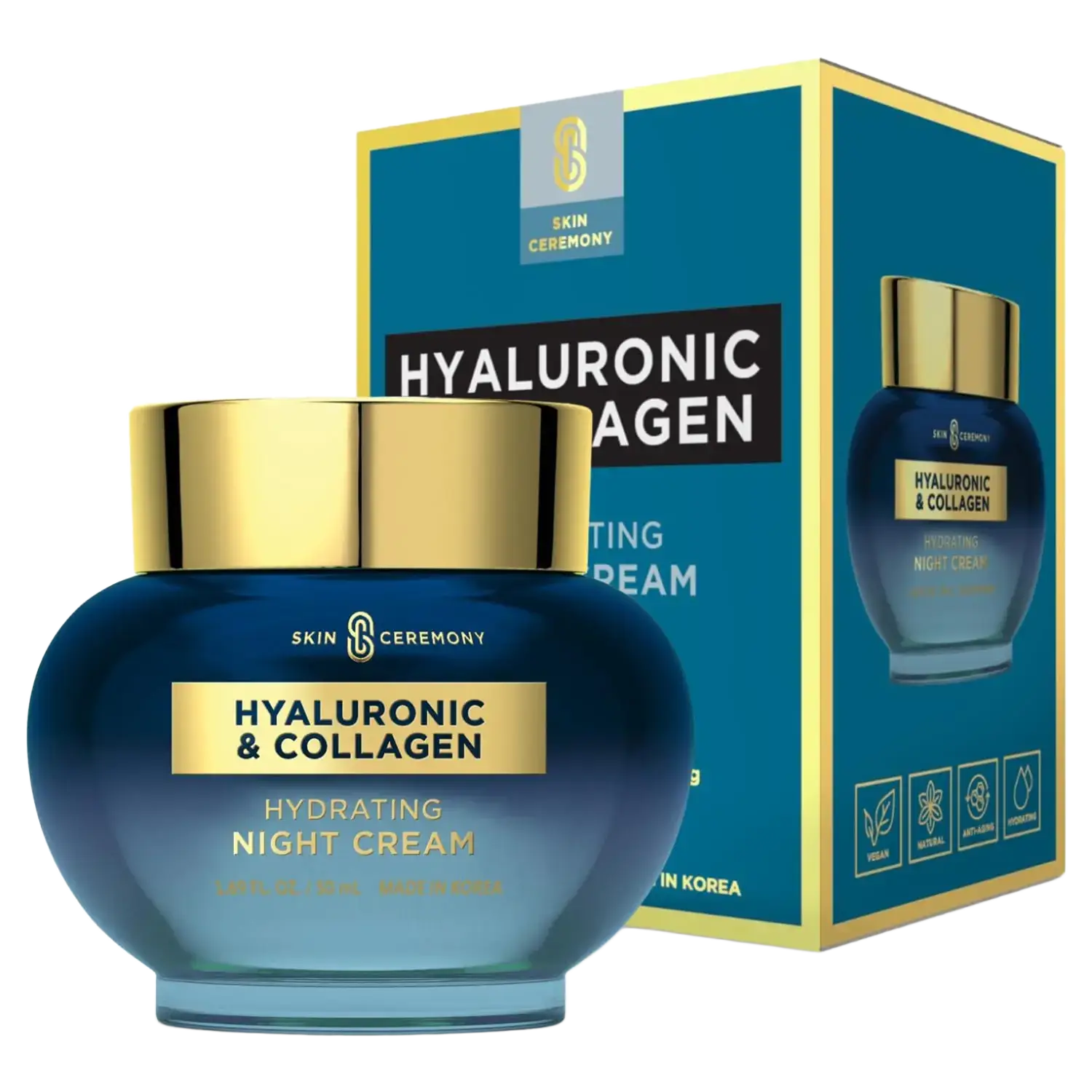 Skin Ceremony Hyaluronic & Collagen Nighttime Moisturizer
