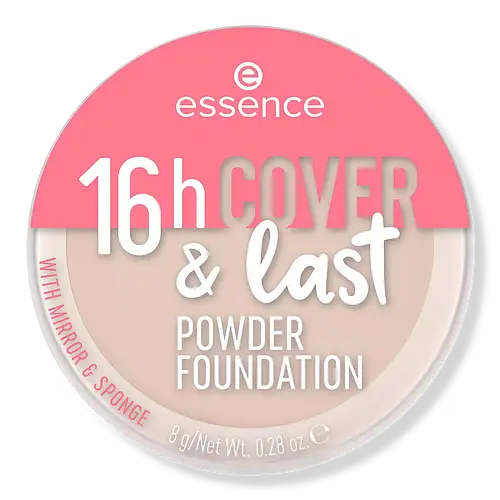 Essence 16h Cover & Last Powder Foundation 01 Porcelain
