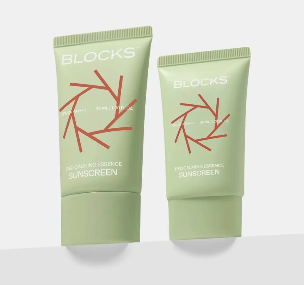 Blocks Red Calming Essence Sunscreen SPF50+ PA++++