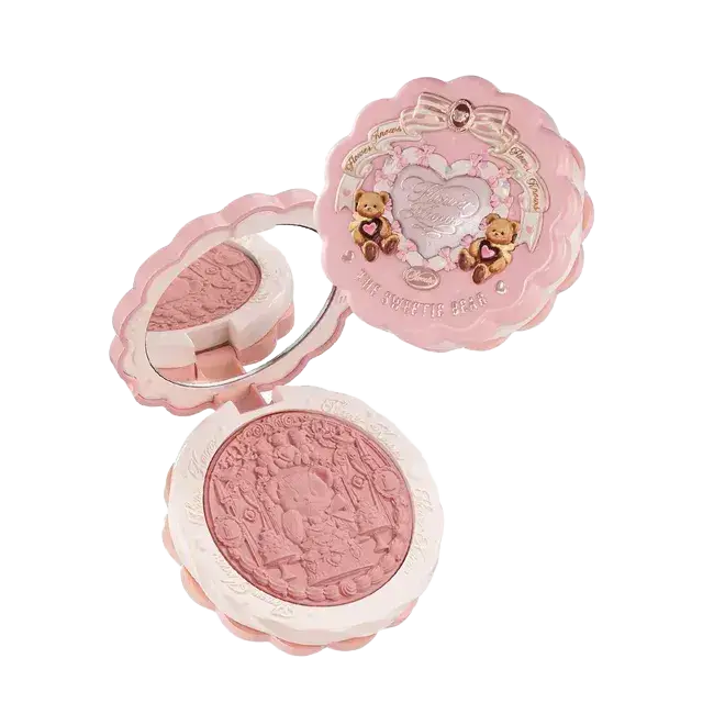 Flower Knows The Sweetie Bear Silk Satin Blush 03 Rose Chanson