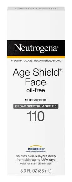 Neutrogena Age Shield Face Sunscreen - SPF 110