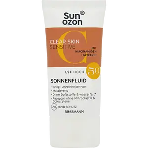 Sunozon Clear Skin Sensitive Sonnenfluid SPF 50
