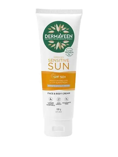 Dermaveen Sensitive Sun SPF 50+ Moisturising Face & Body Cream