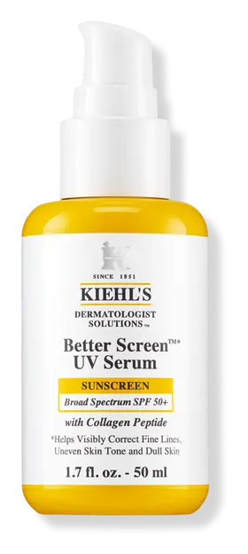 Kiehl's Better Screen UV Serum SPF 50+ Facial Sunscreen With Collagen Peptide
