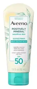 Aveeno Positively Mineral Sensitive Skin Sunscreen - SPF 50