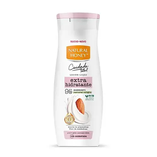 Natural Honey Loción extra hidratante almendras