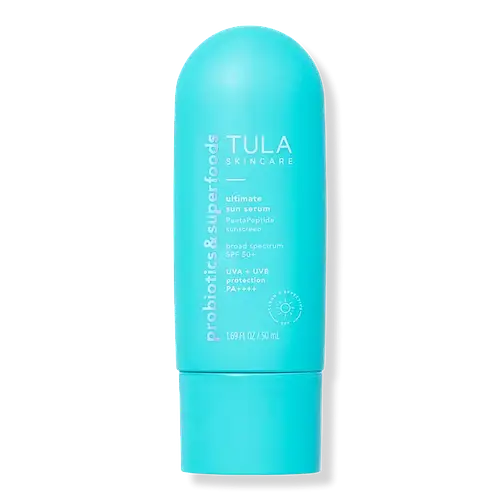 Tula Skincare Ultimate Sun Serum PentaPeptide Sunscreen SPF 50