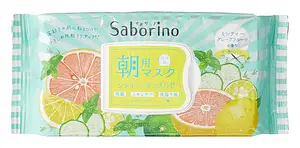 Saborino Morning Care 3-in-1 Face Sheet Mask - Minty Fresh