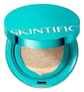 Skintific Perfect Stay Serum Matte Cushion Foundation SPF 50 01 Vanilla