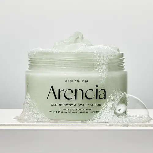 Arencia Fresh Cloud Body & Scalp Scrub Geranium & Prim Rose