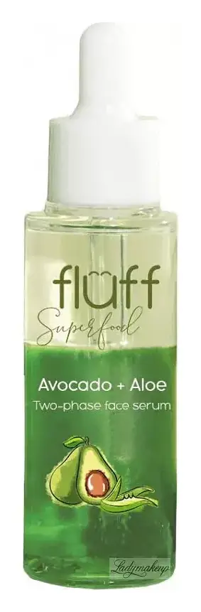 Fluff Superfood Avocado + Aloe Two Phase Face Serum