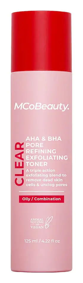 MCoBeauty. AHA & BHA Pore Refining Exfoliating Toner