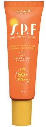 Studio Tropik SPF 50+ Pa++ (Mint) - Skin Pretty Filter Peach