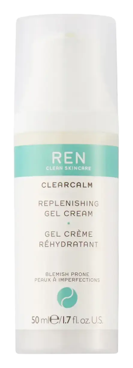 REN Clean Skincare ClearCalm 3 Replenishing Gel Cream For Blemish Prone Skin