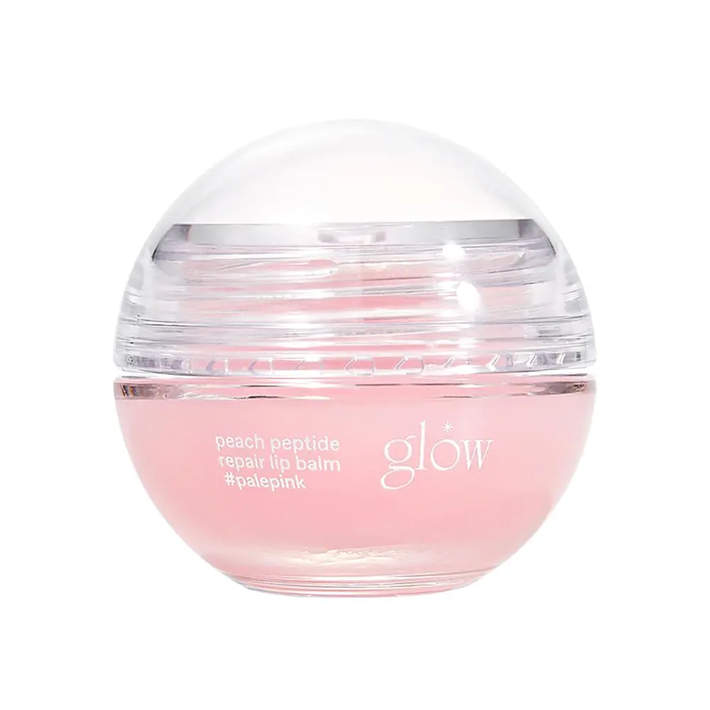 glow Peach Peptide Repair Lip Balm #PalePink