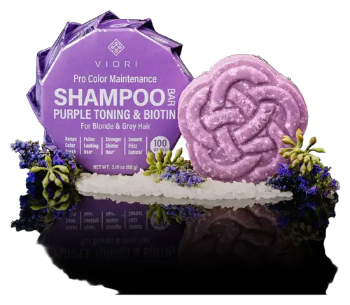 Viori Purple Shampoo Bar With Biotin