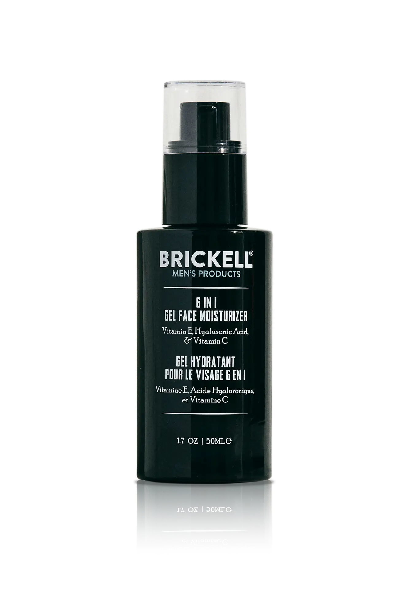 Brickell Men's Products 6 In 1 Gel Face Moisturizer