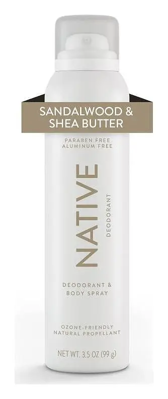 Native Deodorant & Body Spray Sandalwood & Shea Butter