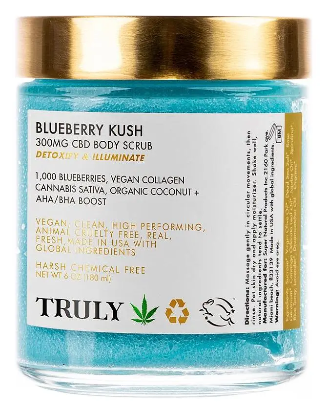 Truly Blueberry Hemp Body Scrub