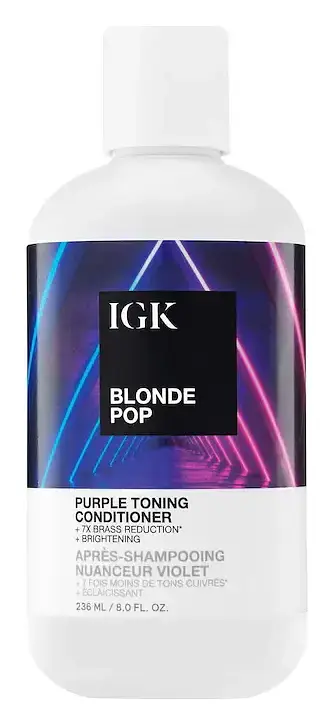 IGK Hair Blonde Pop Purple Toning Conditioner