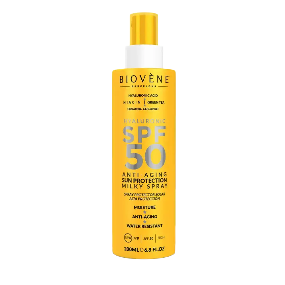 Biovène Barcelona Hyaluronic SPF 50 Anti-Aging Sun Protection Milky Spray