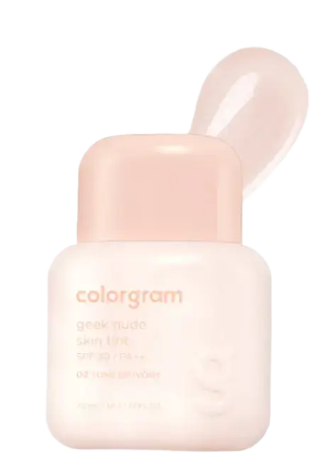 COLORGRAM Geek Nude Skin Tint SPF 30 02 Tone Up Ivory