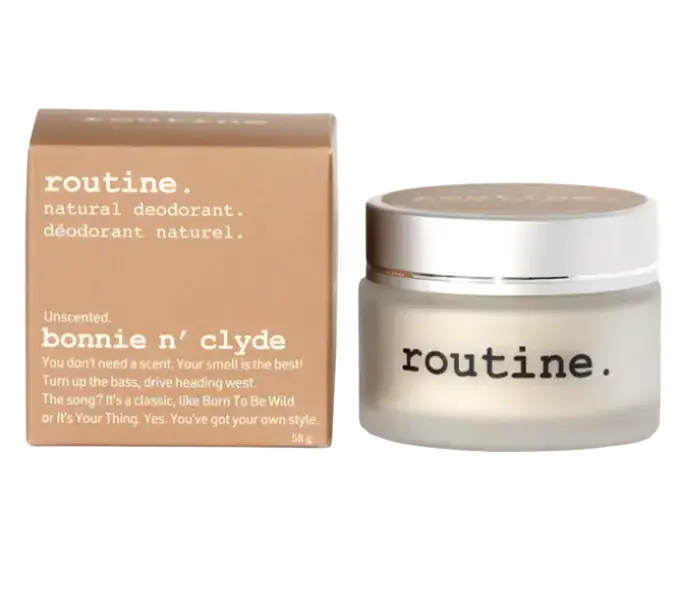 Routine Natural Beauty Natural Deodorant Unscented Bonnie n Clyde