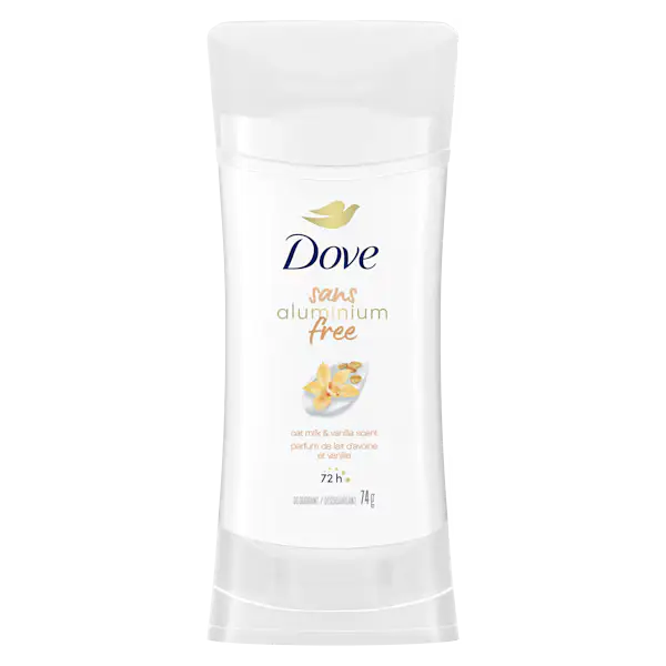 Dove 0% Aluminum Deodorant Stick Oat Milk & Vanilla