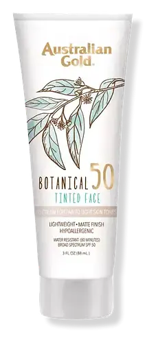 Australian Gold Botanical SPF 50 Tinted Face Fair to Light