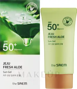 The Saem Jeju Fresh Aloe Sun Gel SPF 50+