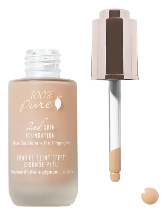 100% Pure Fruit Pigmented 2nd Skin Foundation Shade 4