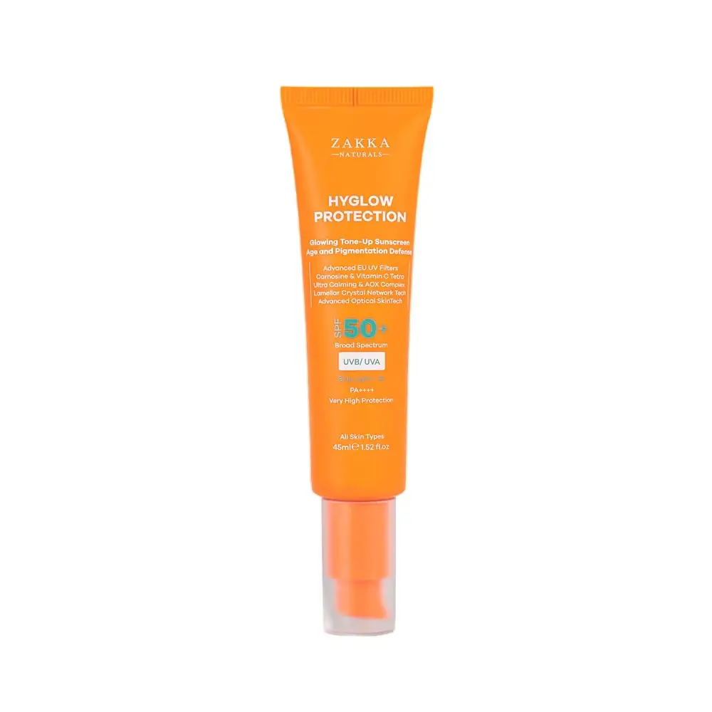 Zakka Naturals Hyglow Protection Glowing Tone-Up Sunscreen SPF 50+