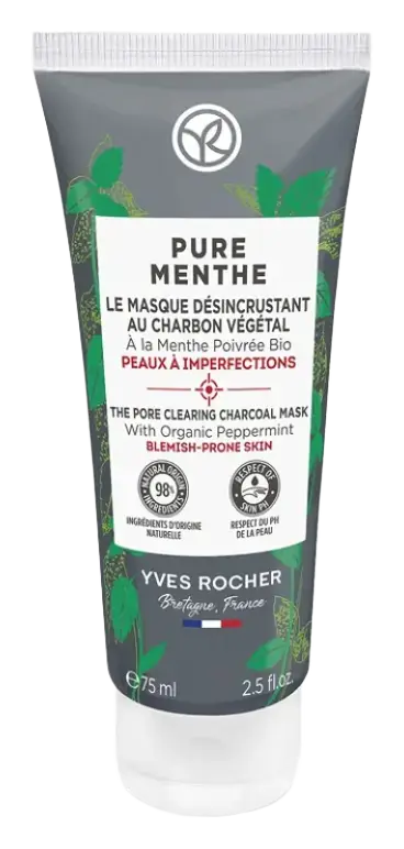 Yves Rocher Pure Menthe The Pore Clearing Charcoal Mask