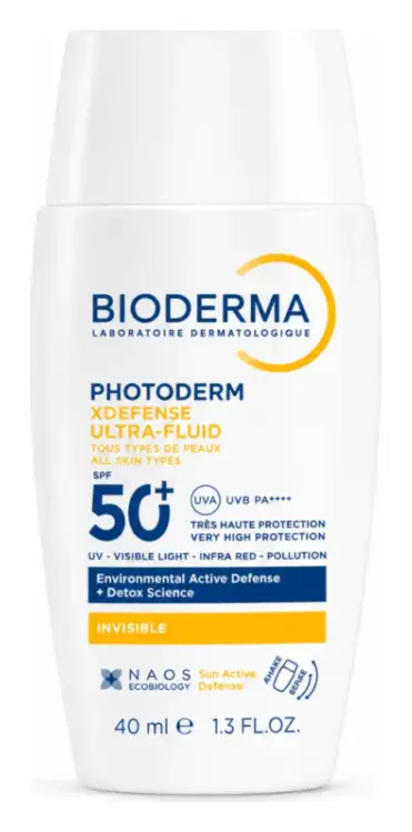 Bioderma Photoderm XDefense Ultra-Fluid SPF 50+ Invisible France