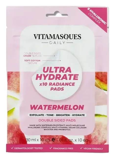 Vitamasques Ultra Hydrate Watermelon Face Pads