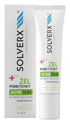 Solverx Acne Skin Żel Punktowy Na Trądzik