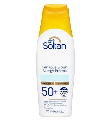 Boots Soltan Sensitive & Sun Allergy Protect Lotion SPF 50+