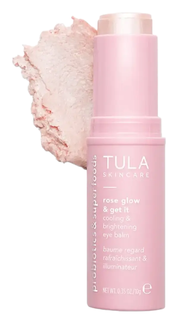 Tula Skincare Rose Glow + Get It Cooling & Brightening Eye Balm