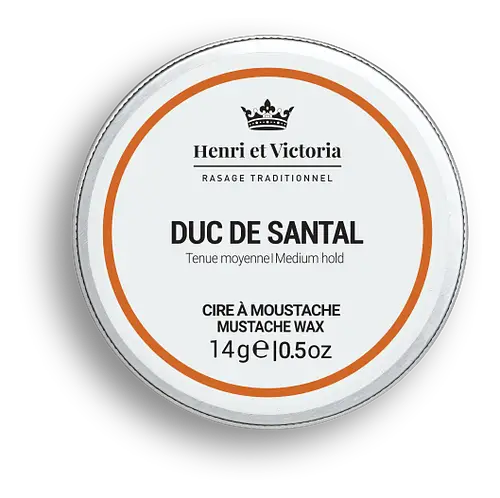 Henri Et Victoria Mustache Wax Duc de Santal