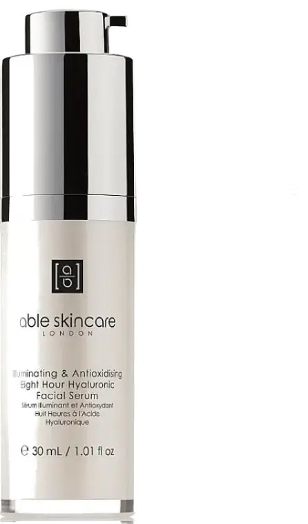 able skincare London Illuminating & Antioxidising Eight Hour Hyaluronic Facial Serum