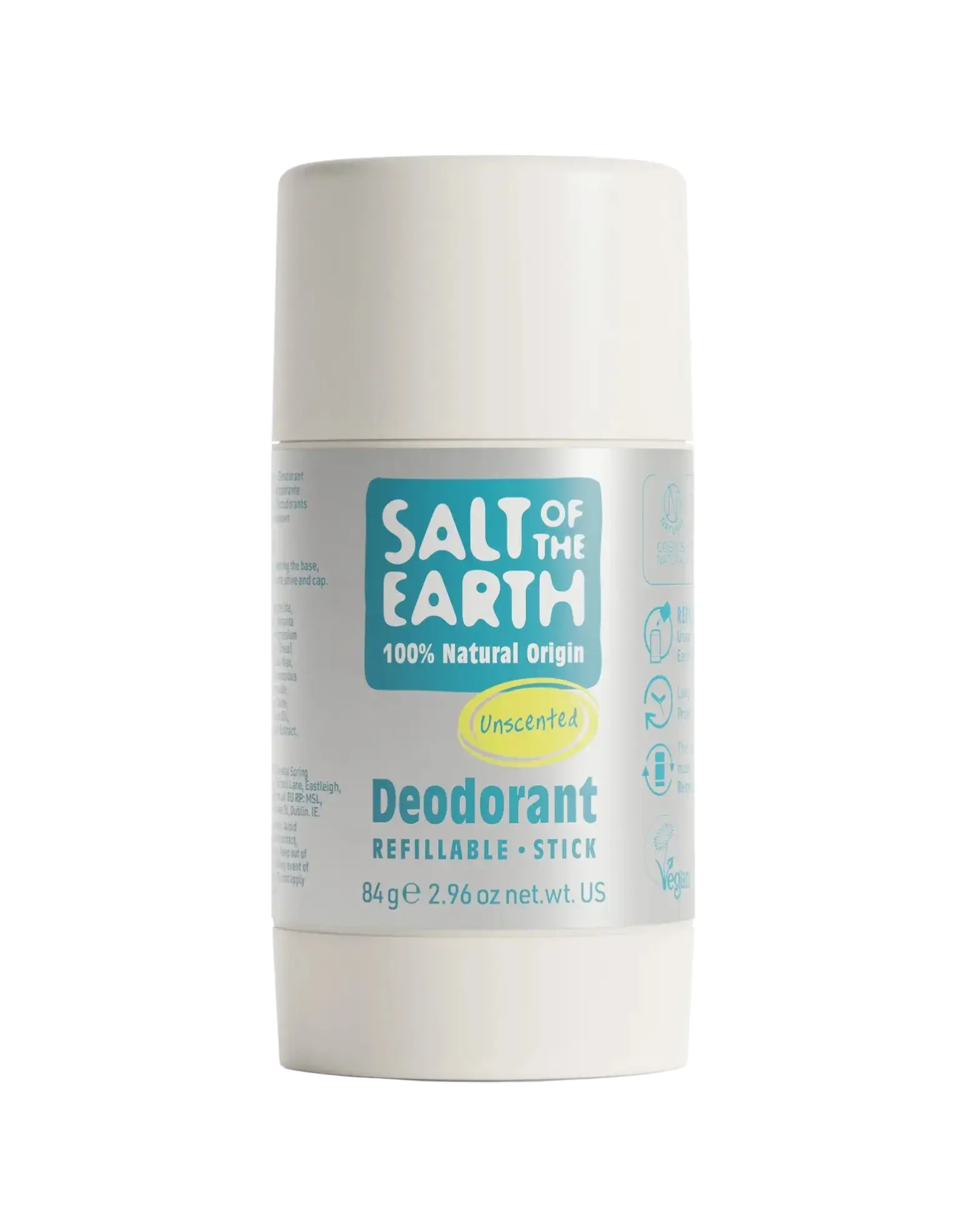 Salt Of The Earth Natural Deodorant Stick Unscented